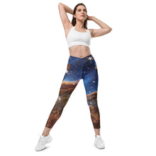 Load image into Gallery viewer, James Webb &quot;Carina Nebula&quot; High Waisted Leggings with Pockets
