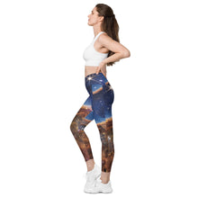 Load image into Gallery viewer, James Webb &quot;Carina Nebula&quot; High Waisted Leggings with Pockets
