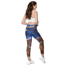 Load image into Gallery viewer, James Webb &quot;Carina Nebula&quot; High Waisted Leggings with Pockets
