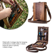 Load image into Gallery viewer, Leather Messenger Trunk 
